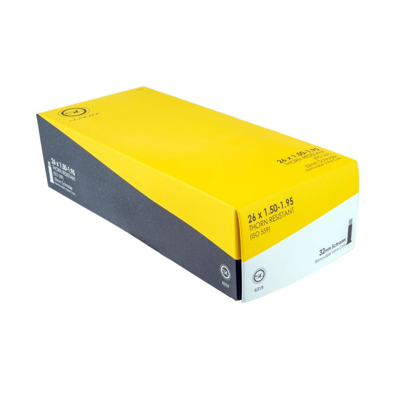 Sunlite Thorn Resistant Schrader Valve Bicycle Tube, 26 x 1.50-1.95"" / 32mm Valve - Image 2